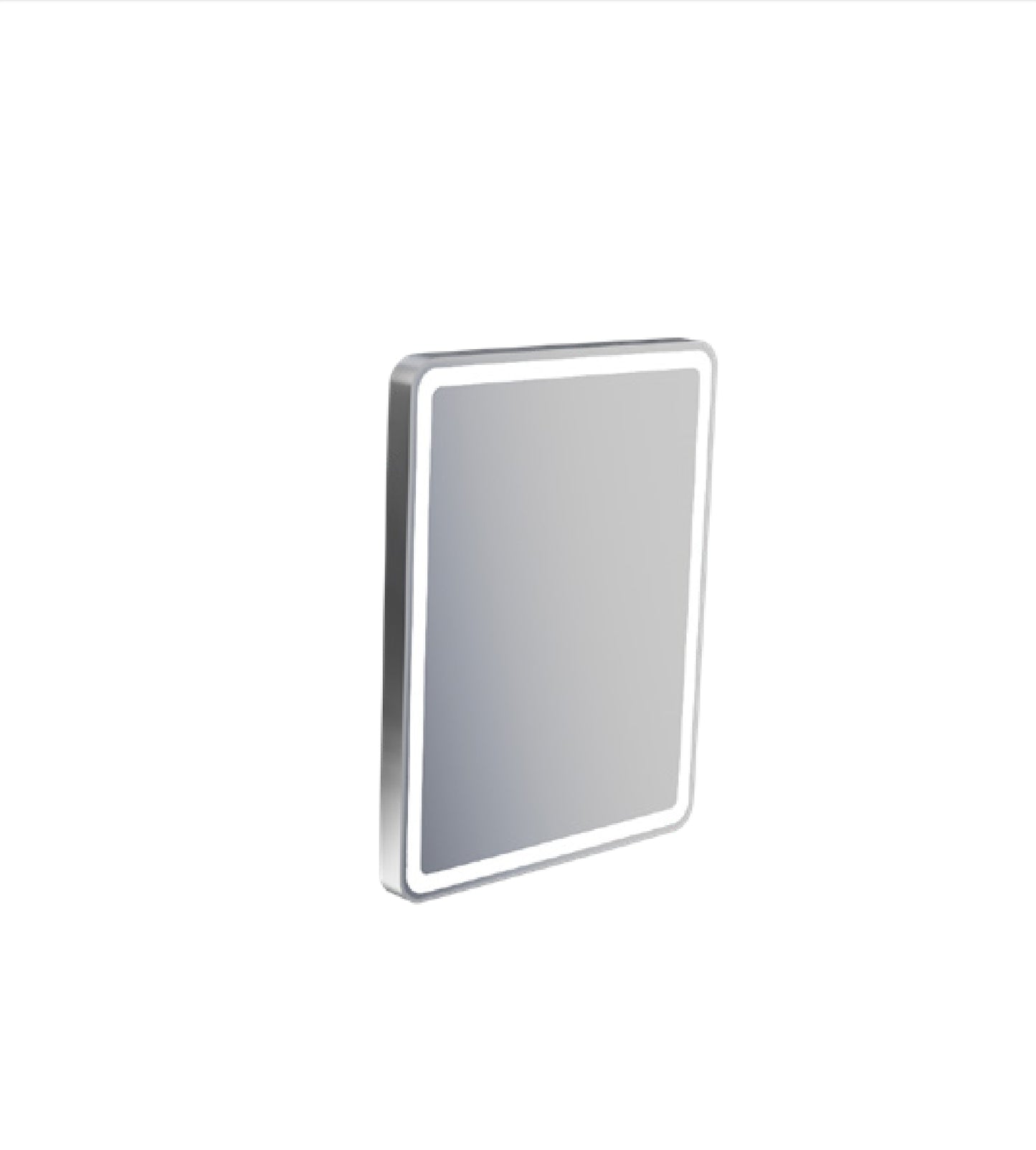 Orion 500x700mm LED Mirror | Dimmable & Demister | Brushed Nickel