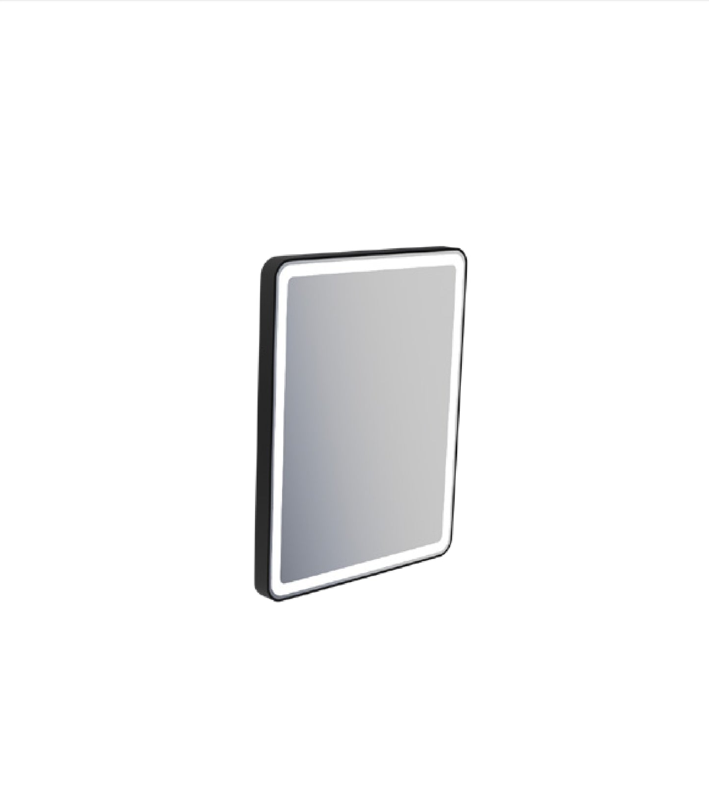 Orion 600x800mm LED Mirror | Dimmable & Demister | Matt Black