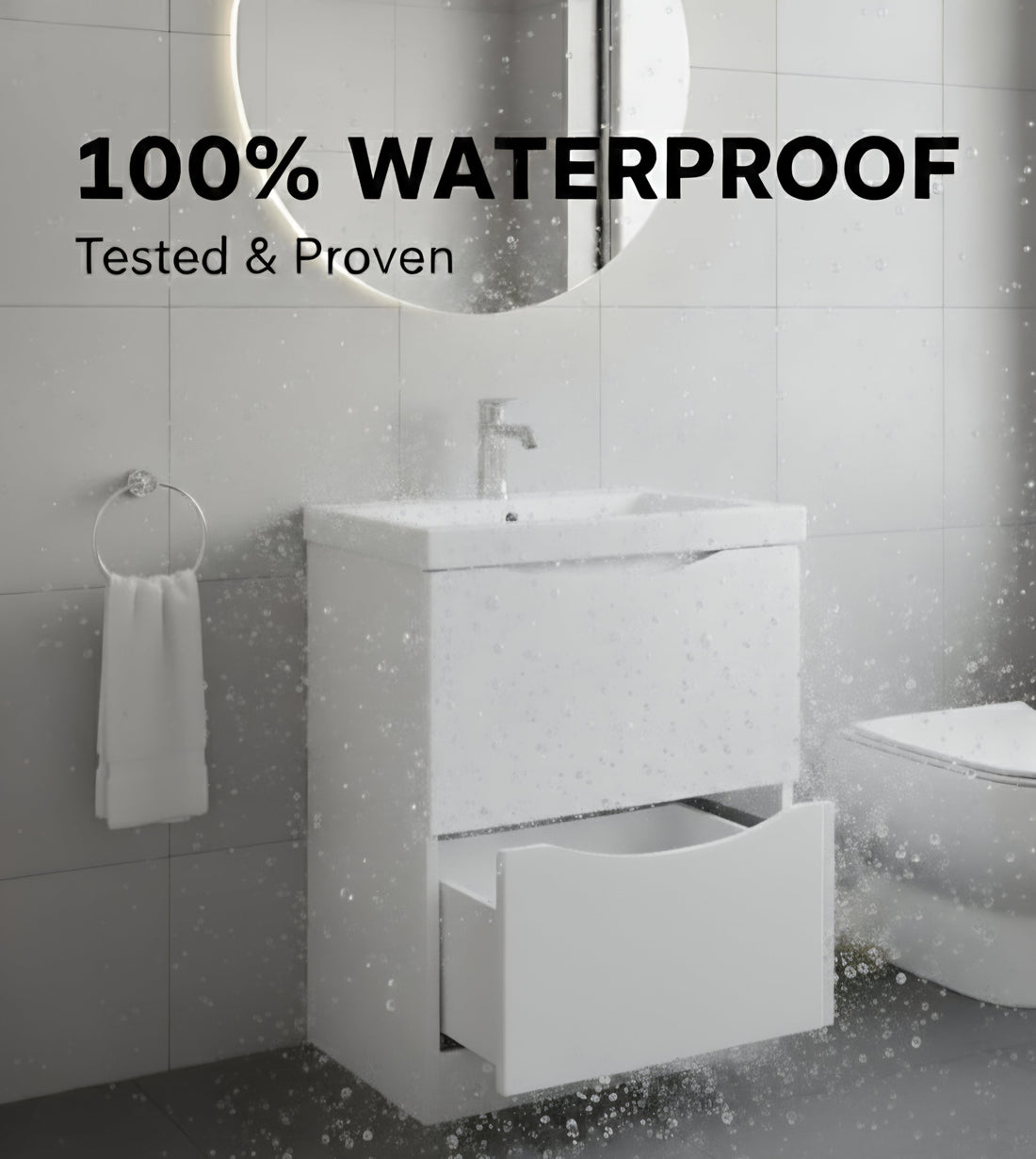 A Buyer's Guide: How to Spot a Truly Waterproof Vanity Unit (Don't Be Fooled)