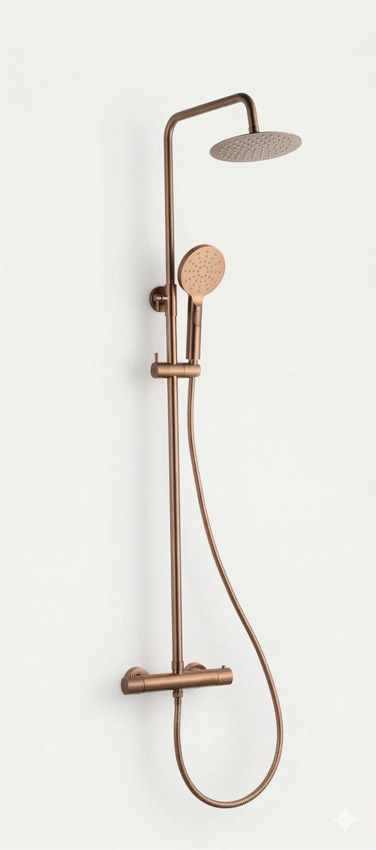 FlowForm Liora - Round - 2-Way Thermostatic Rain Shower Vernet