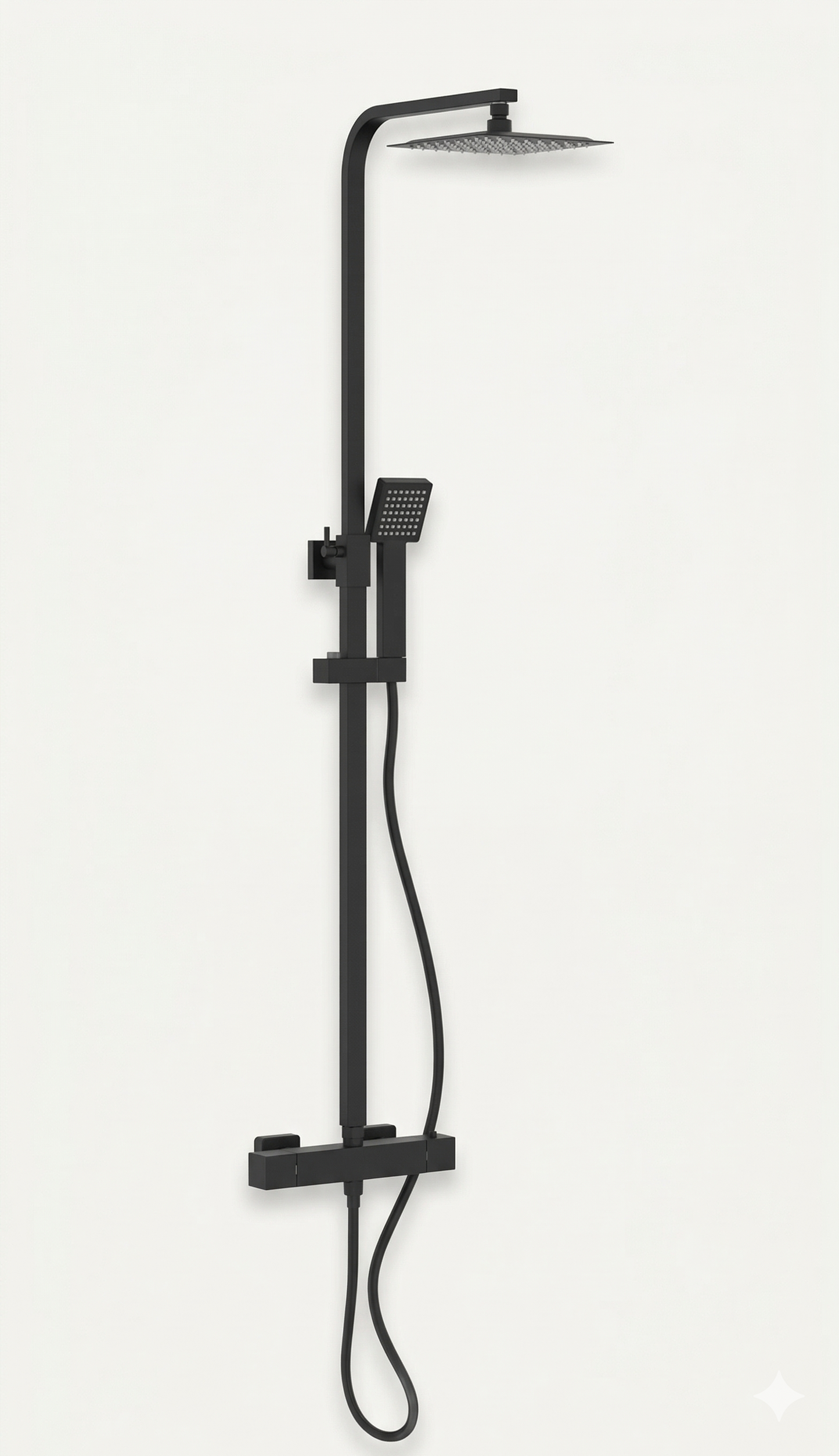 FlowForm Core - Square - Thermostatic Shower System Dual Head